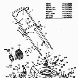 MTD 46 PO-45 spare parts