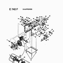 MTD E 740 F spare parts