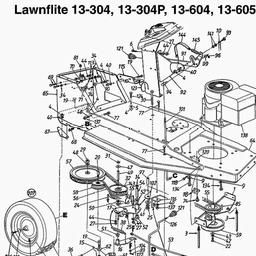MTD (1996) 13-304P / 136C450D611 spare parts