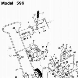 LAWNFLITE (1988/1989) 219-430-611/SHP TILLER  spare parts