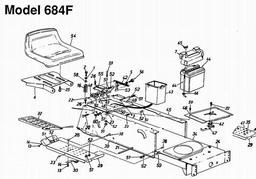LAWNFLITE (1990) 139-658C611/548 spare parts
