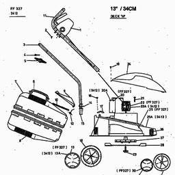 MTD FF 327 spare parts