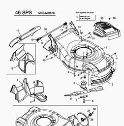 MTD 46 SPS spare parts