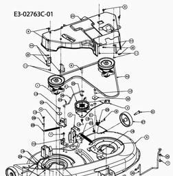 MTD LF 125 spare parts