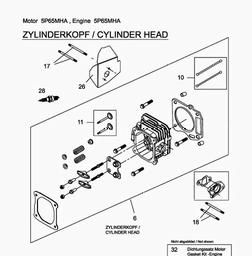 MTD-Engines 5 P 65 MHA spare parts