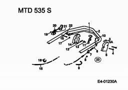 MTD 535 S spare parts