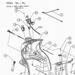 MOWMASTER (2000) RH125 / 13C3760N659 spare parts