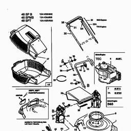 MTD 48 SPT spare parts