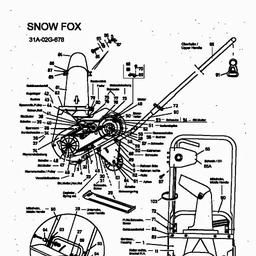 MTD SNOW FOX spare parts