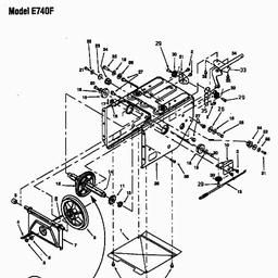 MTD E 740 F spare parts
