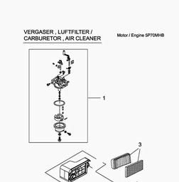 MTD-Engines 5 P 70 MHB spare parts