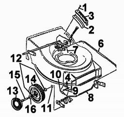 MTD SUPER 53 SE spare parts