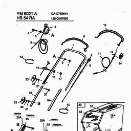 Yard-Man YM 6021 A spare parts