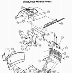 CUB CADET HDS2166/42 spare parts