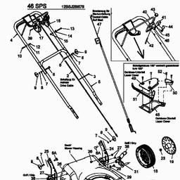 MTD 46 SPS spare parts