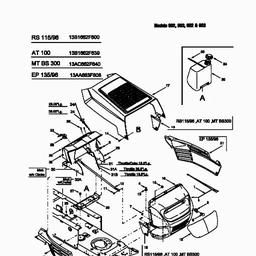 MTD RS 115/96 spare parts