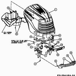 CUB CADET CC 1000 RD spare parts