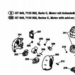 Wolf-Garten GT 845 spare parts