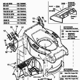 Yard-Man YM 6018 SPK spare parts