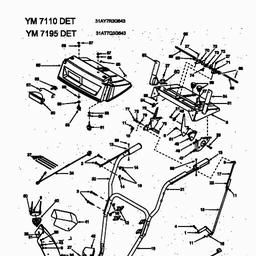 Yard-Man YM 7195 DE spare parts