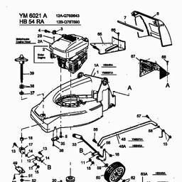 Yard-Man YM 6021 A spare parts