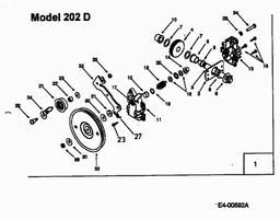 MTD 202 spare parts