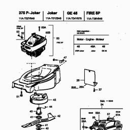 MTD GE 45 spare parts