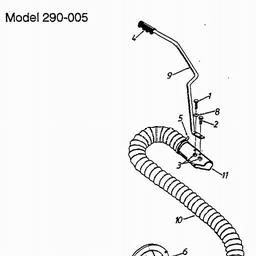 LAWNFLITE (1998) Vacuum Hose Kit / 290-204 spare parts