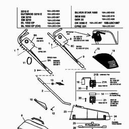 MTD 3210 E spare parts