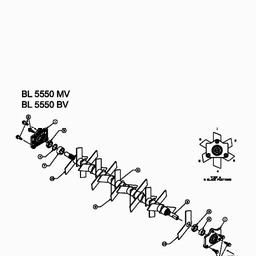 Bolens BL 5550 BV spare parts