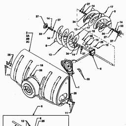 MTD 341 - 42"/107cm for Cub Cadet series 2000 spare parts