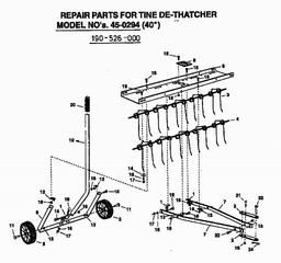 MTD 45-0294  (190-526-000) spare parts