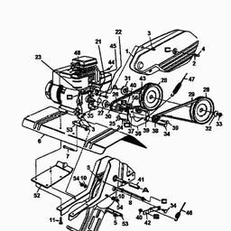 MTD T/390 spare parts