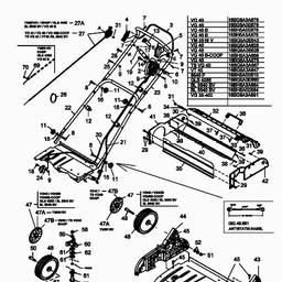 Bolens BL 5540 BV spare parts