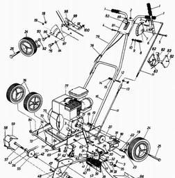 LAWNFLITE (1993) 24-685/689/243-685/689-611 POWER VAC spare parts