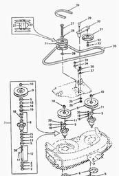 CUB CADET 1340 spare parts