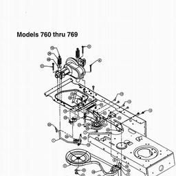 LAWNFLITE (1997) 19-096 38" Deck Multch Kit spare parts