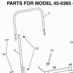 AGRIFAB IPL 45-0365 (Spike Aerator) spare parts