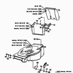 MTD GE 46 EP spare parts