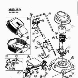 MTD 48 EM spare parts