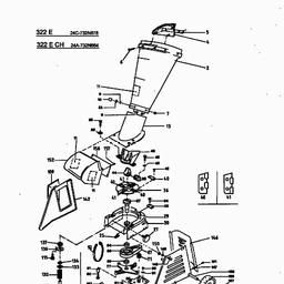 MTD 322 E spare parts