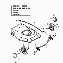 MTD 53 SPT spare parts
