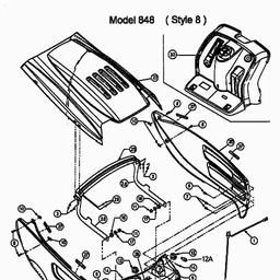 MTD G 185 spare parts