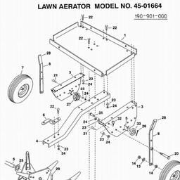 AGRIFAB (2001) 45-01664 / 190-901-000 spare parts