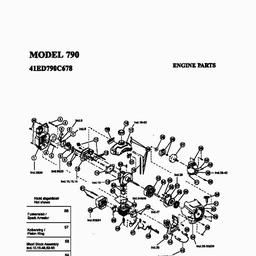 MTD 790 AST spare parts