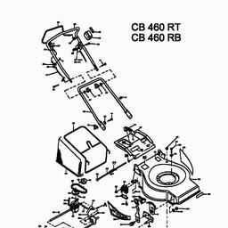 MTD CB 460 RT spare parts