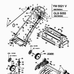 Yard-Man YM 5521 V spare parts