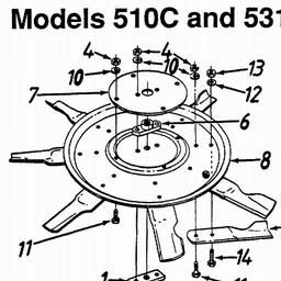 LAWNFLITE (1990) 130-527-611/527 spare parts