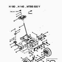 MTD H/130 spare parts