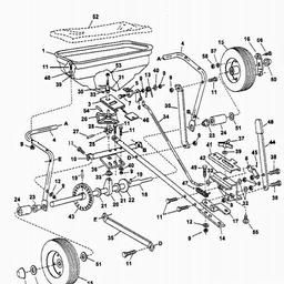 AGRIFAB BROADCAST SPREADER 45-01871, 45-02142, 45-02151, 4 spare parts